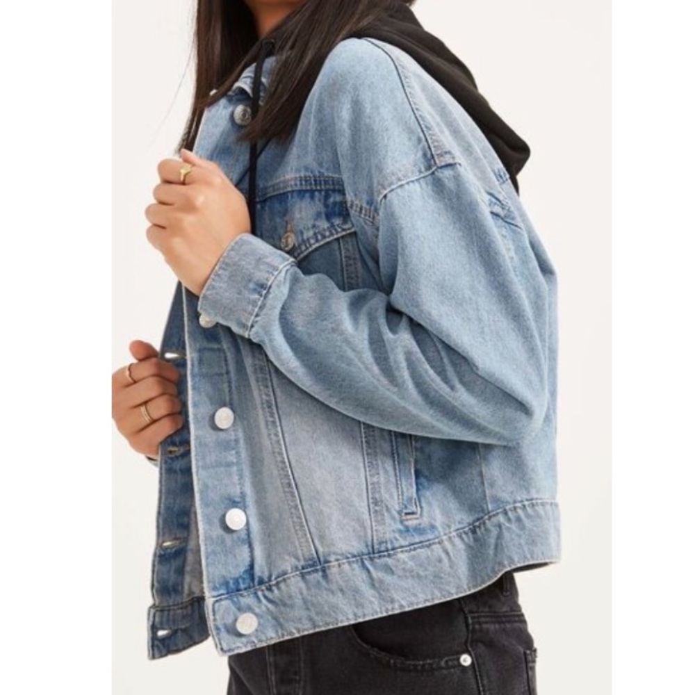 Hooded Denim Jacket